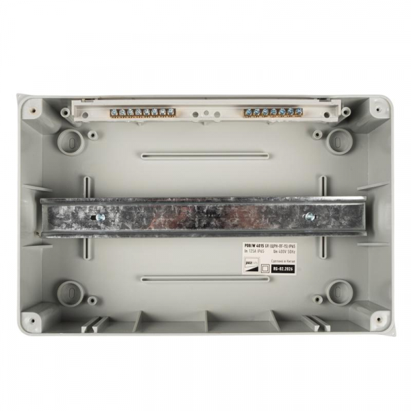 Бокс модульный накладной PDB/W 4015 GR (ЩРН-ПГ-15) IP65 пластик. Pro JazzWay 5072107 ТехноИмпульс