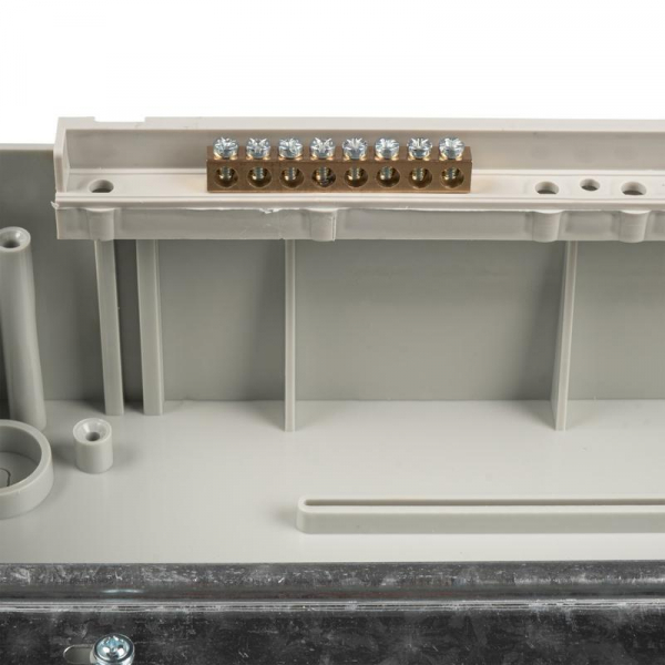Бокс модульный накладной PDB/W 4015 GR (ЩРН-ПГ-15) IP65 пластик. Pro JazzWay 5072107 ТехноИмпульс