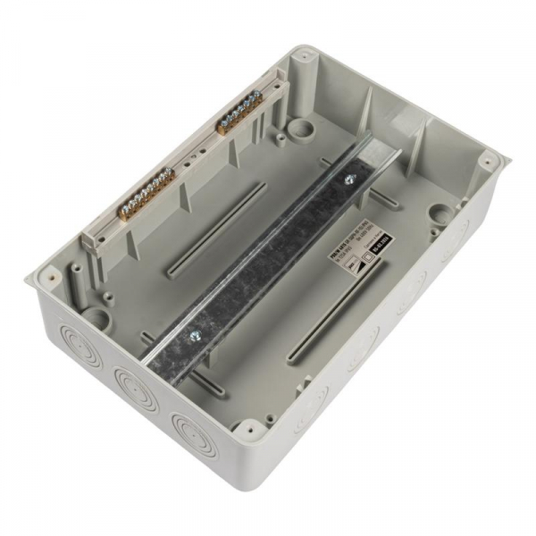Бокс модульный накладной PDB/W 4015 GR (ЩРН-ПГ-15) IP65 пластик. Pro JazzWay 5072107 ТехноИмпульс