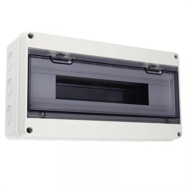 Бокс модульный накладной PDB/W 4018 GR (ЩРН-ПГ-18) IP65 пластик. Pro JazzWay 5072121 ТехноИмпульс