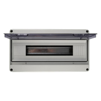 Бокс модульный накладной PDB/W 4018 GR (ЩРН-ПГ-18) IP65 пластик. Pro JazzWay 5072121 ТехноИмпульс