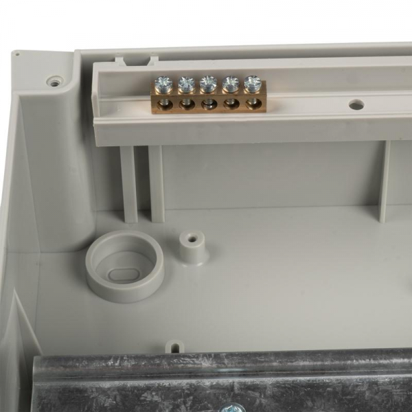 Бокс модульный накладной PDB/W 4018 GR (ЩРН-ПГ-18) IP65 пластик. Pro JazzWay 5072121 ТехноИмпульс