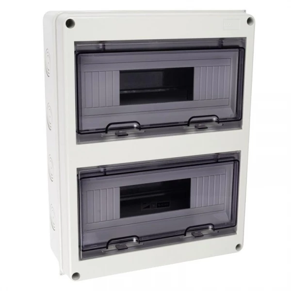 Бокс модульный накладной PDB/W 4024 GR (ЩРН-ПГ-24) IP65 пластик. Pro JazzWay 5072145 ТехноИмпульс