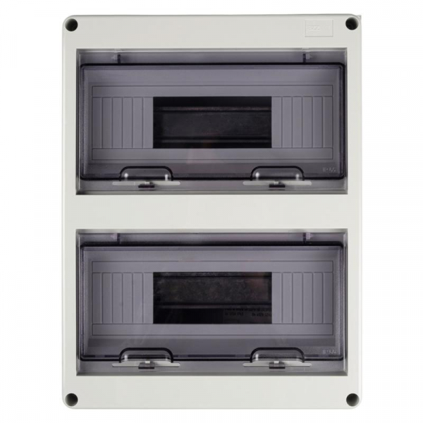 Бокс модульный накладной PDB/W 4024 GR (ЩРН-ПГ-24) IP65 пластик. Pro JazzWay 5072145 ТехноИмпульс