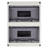 Бокс модульный накладной PDB/W 4024 GR (ЩРН-ПГ-24) IP65 пластик. Pro JazzWay 5072145 ТехноИмпульс