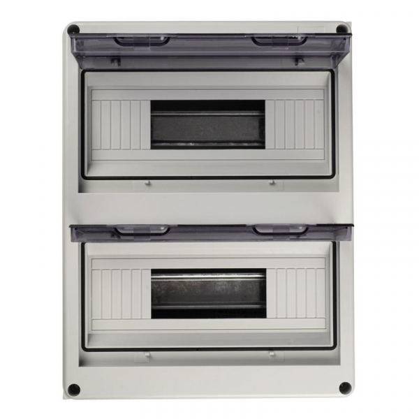 Бокс модульный накладной PDB/W 4024 GR (ЩРН-ПГ-24) IP65 пластик. Pro JazzWay 5072145 ТехноИмпульс