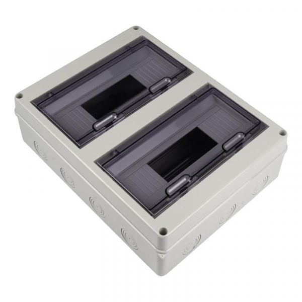 Бокс модульный накладной PDB/W 4024 GR (ЩРН-ПГ-24) IP65 пластик. Pro JazzWay 5072145 ТехноИмпульс