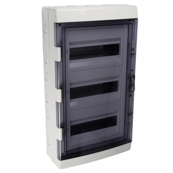 Бокс модульный накладной PDB/W 4036 GR (ЩРН-ПГ-36) IP65 пластик. Pro JazzWay 5072169 ТехноИмпульс