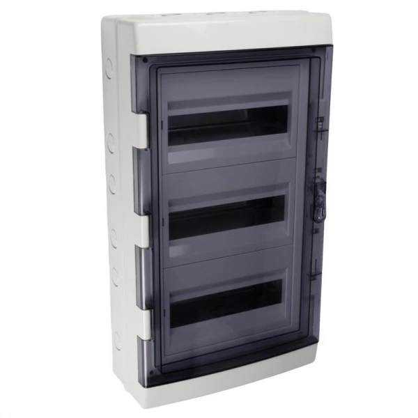 Бокс модульный накладной PDB/W 4036 GR (ЩРН-ПГ-36) IP65 пластик. Pro JazzWay 5072169 ТехноИмпульс