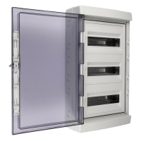Бокс модульный накладной PDB/W 4036 GR (ЩРН-ПГ-36) IP65 пластик. Pro JazzWay 5072169 ТехноИмпульс