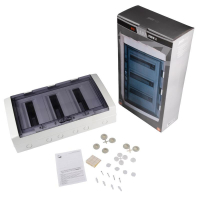 Бокс модульный накладной PDB/W 4036 GR (ЩРН-ПГ-36) IP65 пластик. Pro JazzWay 5072169 ТехноИмпульс