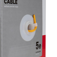 Кабель витая пара U/UTP кат.5E 4х2х24AWG LSZH нг(А)-HF INDOOR SOLID медь оранж. 305м (м) Rexant 01-0049 ТехноИмпульс