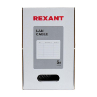 Кабель витая пара U/UTP кат.5E 4х2х24AWG LSZH нг(А)-HF INDOOR SOLID медь оранж. 305м (м) Rexant 01-0049 ТехноИмпульс