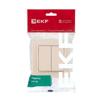 Выключатель 2-кл. СП Минск 10А IP20 беж. EKF ERV10-023-20 ТехноИмпульс
