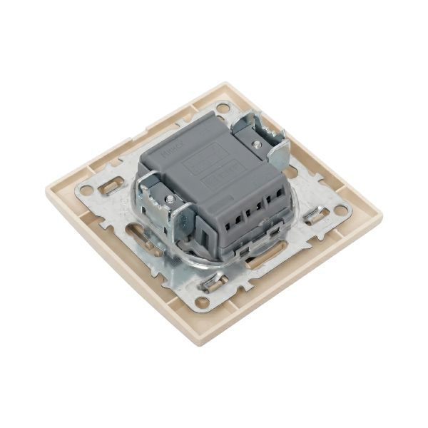 Выключатель 3-кл. СП Минск 10А IP20 беж. EKF ERV10-024-20 ТехноИмпульс