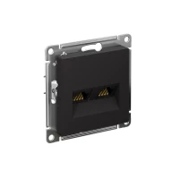 Розетка компьютерная 2-м AtlasDesign RJ45 кат.6A механизм карбон SE ATN001088 ТехноИмпульс