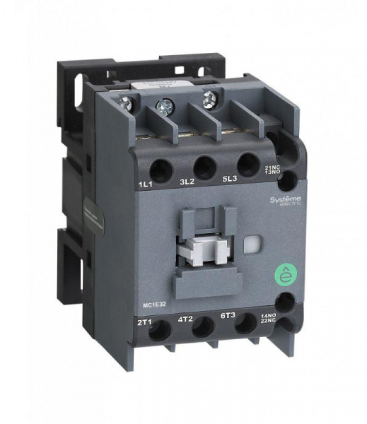 Контактор MC1E 3п 25А кат. 380В/400В AC 1НО+1НЗ SE MC1E25Q7 ТехноИмпульс