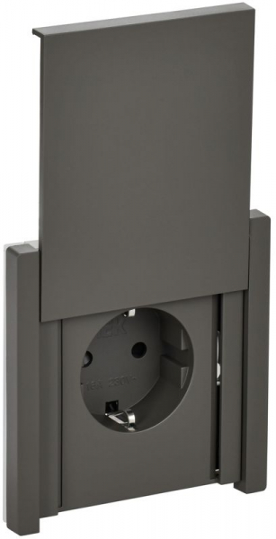 Розетка СП FORTE&PIANO16А IP44 FP319 с заземл. защ. шторки с крышкой безвинт. крепл. сер. IEK FP-R16-16-1-44-K03 ТехноИмпульс