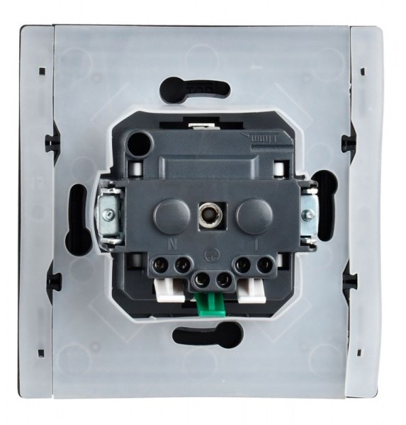 Розетка СП FORTE&PIANO16А IP44 FP319 с заземл. защ. шторки с крышкой безвинт. крепл. сер. IEK FP-R16-16-1-44-K03 ТехноИмпульс