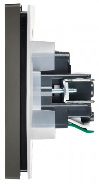 Розетка СП FORTE&PIANO16А IP44 FP319 с заземл. защ. шторки с крышкой безвинт. крепл. сер. IEK FP-R16-16-1-44-K03 ТехноИмпульс