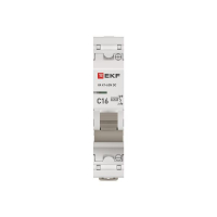 Выключатель автоматический модульный 1п C 16А 6кА ВА 47-63N DC PROxima EKF M63DC6116C ТехноИмпульс