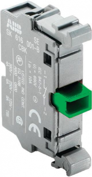 Блок контактов MCB-10 фронт. монтаж 1НО ABB 1SFA611610R1001 ТехноИмпульс