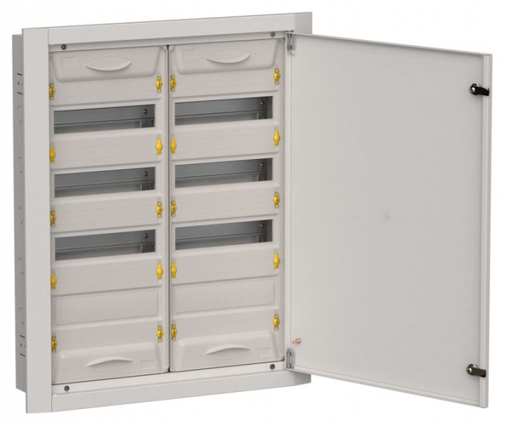 Корпус ЩРв-96 (2х48) TITAN 5 755х625х130 IP31 метал. сер. IEK TI5-50-V-2X048-31-7035 ТехноИмпульс