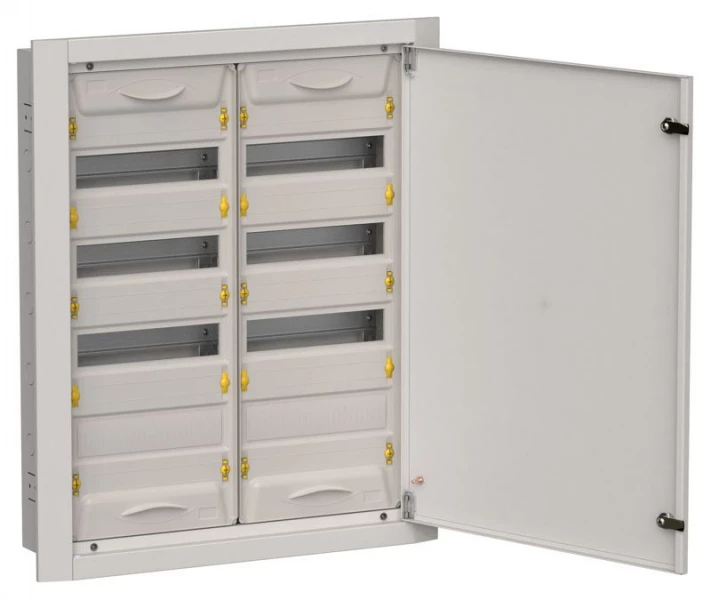 Корпус ЩРв-96 (2х48) TITAN 5 755х625х130 IP31 метал. сер. IEK TI5-50-V-2X048-31-7035 ТехноИмпульс