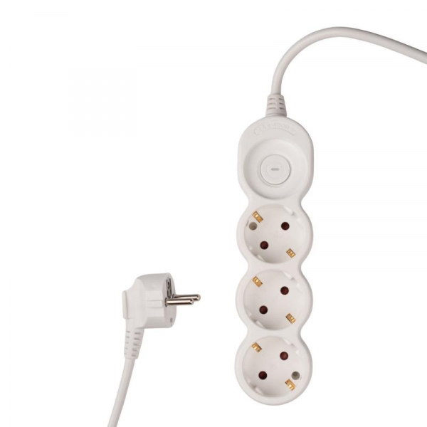 Удлинитель EX-03GS-500 (3х5) заземл. выкл. JazzWay 5065185 ТехноИмпульс