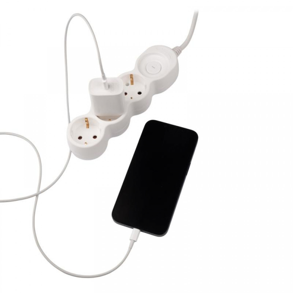 Удлинитель EX-03GS-500 (3х5) заземл. выкл. JazzWay 5065185 ТехноИмпульс