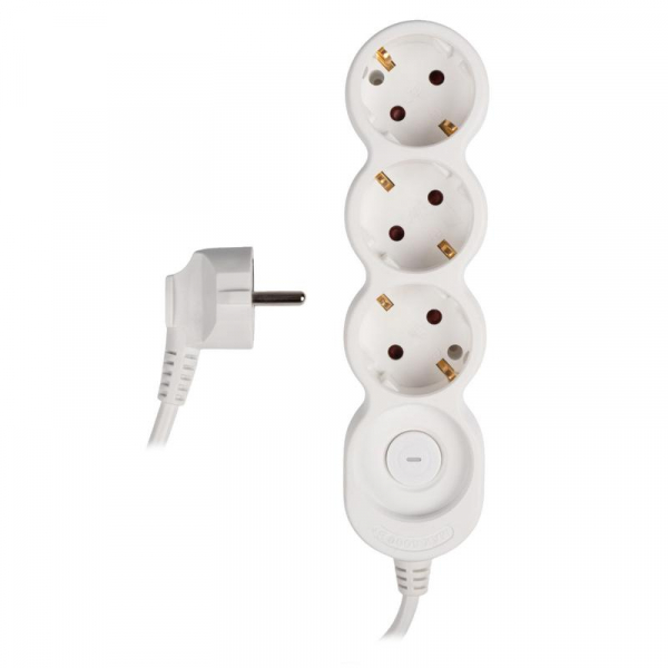 Удлинитель EX-03GS-500 (3х5) заземл. выкл. JazzWay 5065185 ТехноИмпульс
