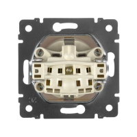 Розетка 1-м СП Valena 16А IP21 2P+E с заземл. защ. шторки с крышкой винты механизм сл. кость IEK 774322 ТехноИмпульс