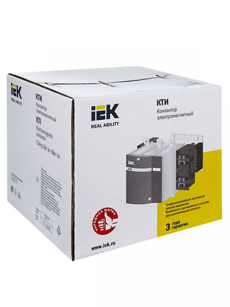 Контактор КТИ-5225 225А 400В/АС3 KARAT IEK KKT50-225-400-10 ТехноИмпульс