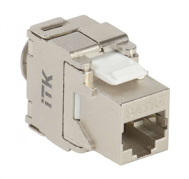 Модуль Keystone Jack кат. 6A FTP IDC Dual верт. заделка ITK CS1-1C6AF-D2 ТехноИмпульс