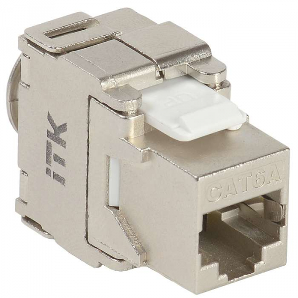 Модуль Keystone Jack кат. 6A FTP IDC Dual верт. заделка ITK CS1-1C6AF-D2 ТехноИмпульс