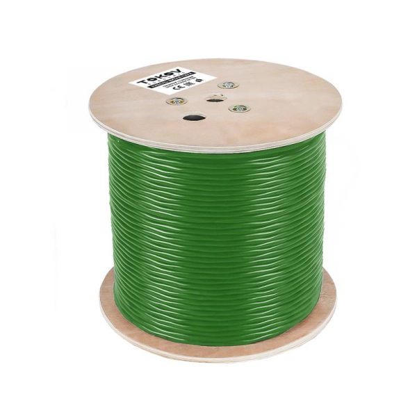 Кабель витая пара F/UTP 4х2х23AWG(0.57мм) кат.6 PVCLS нг(А)-LSLTx indoor 305м (м) PRO TOKOV ELECTRIC TKP-C11-F42-6-RU-LSLTx ТехноИмпульс