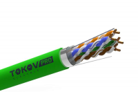 Кабель витая пара F/UTP 4х2х23AWG(0.57мм) кат.6 PVCLS нг(А)-LSLTx indoor 305м (м) PRO TOKOV ELECTRIC TKP-C11-F42-6-RU-LSLTx ТехноИмпульс