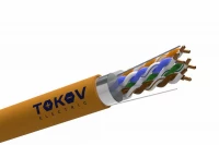 Кабель витая пара F/UTP 4х2х24AWG(0.52мм) кат.5E ZH нг(А)-HF (LSZH) indoor Fluke tested 305м (м) PRO TOKOV ELECTRIC TKP-C06-F42-5E-RU-LSZH ТехноИмпульс