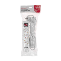 Удлинитель 3х5м с заземл. STANDARD 2хUSB 3х1кв.мм с выкл. бел. Rexant 13-4017 ТехноИмпульс