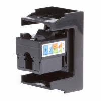 Розетка компьютерная 1-м 1мод. Viva RJ45 кат.6 черн. DKC 45258 ТехноИмпульс