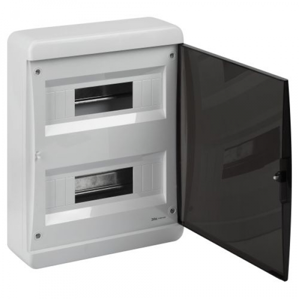 Корпус навесной COMFORT ЩРН-П-24 IP41 пластик. прозр. крышка бел. bs24cw Эра Б0067244 ТехноИмпульс