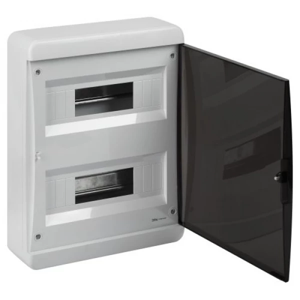 Корпус навесной COMFORT ЩРН-П-24 IP41 пластик. прозр. крышка бел. bs24cw Эра Б0067244 ТехноИмпульс
