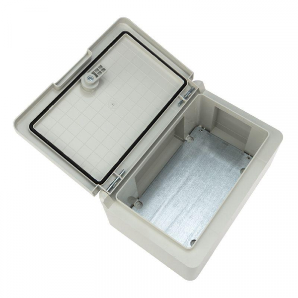 Корпус ЩМПп 300х200х130 УХЛ1 IP65 с монтажн. панелью ABS пластик. Rexant 11-0400 ТехноИмпульс