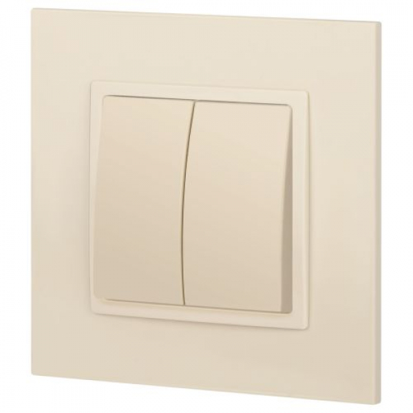 Выключатель 2-кл. СП Elegance 14-1104-02 10А IP20 250В 10AX механизм сл. кость Эра Б0034231 ТехноИмпульс