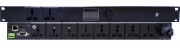 HY-SP408A, распр.питания 8упр+2сквозн. розетки, 6,5кВт/3,5кВт-канал,каскадирование,RS-232,EMI-фильтр ТехноИмпульс