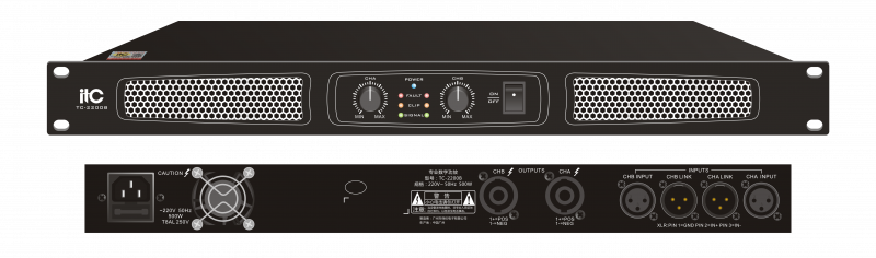 ITC TC-2200B 2-канальный усилитель, 2х200W / 8 Ом ТехноИмпульс