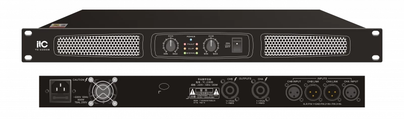 ITC TC-2200B 2-канальный усилитель, 2х200W / 8 Ом ТехноИмпульс