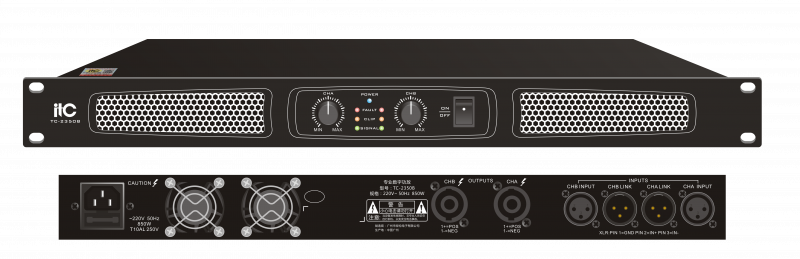 ITC TC-2350B 2-канальный усилитель, 2х350W / 8 Ом ТехноИмпульс