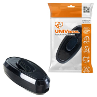 Переключатель бра 6А 250В (еврослот) черн. UNIVersal А0106 ТехноИмпульс
