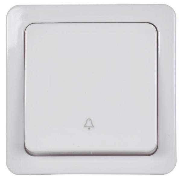 Выключатель кнопочный 1-кл. ОП Гермес Plus 10А IP54 ВСк20-1-0-ГПБ цвет клавиши: бел. бел. IEK EVMP13-K01-10-54-EC ТехноИмпульс